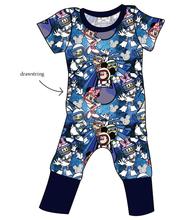 Load image into Gallery viewer, Space Mickey Grow With Me Pants And Shorts Romper