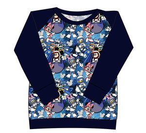 Space Mickey Ladies' Classic Crewneck