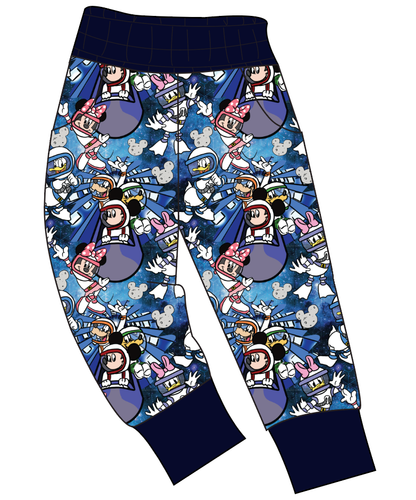 Space Mickey Ladies' Joggers and Jogger Shorts