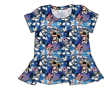 Load image into Gallery viewer, Space Mickey Ladies&#39; Peplum Top