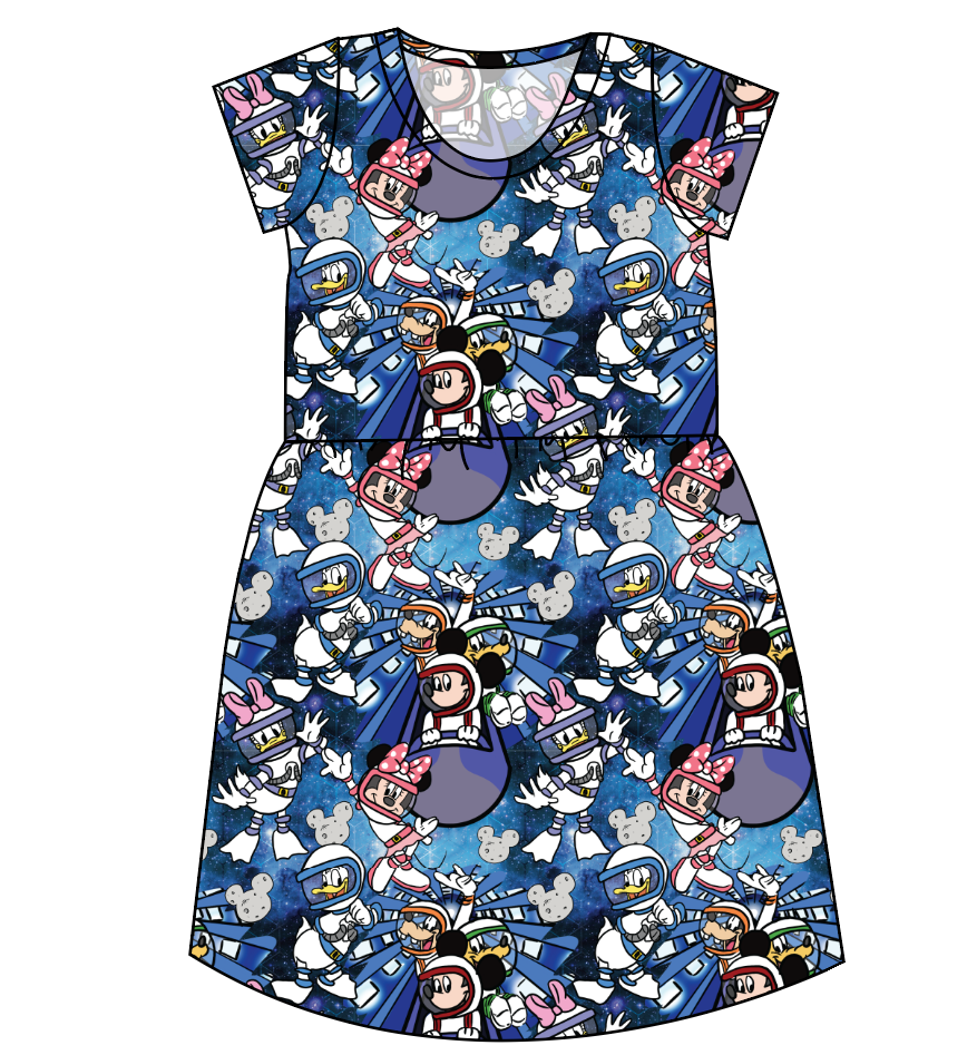 Space Mickey Ladies' Play Dress