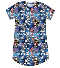 Load image into Gallery viewer, Space Mickey Ladies&#39; T-Shirt Dress