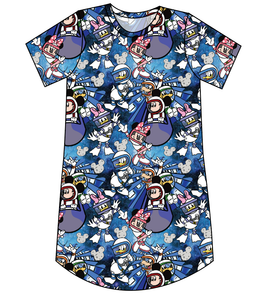 Space Mickey Ladies' T-Shirt Dress