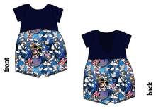 Load image into Gallery viewer, Space Mickey Low Back Romper and Bubble Romper