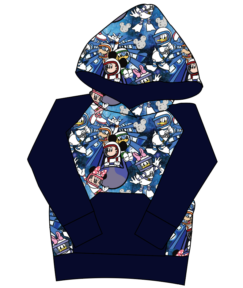 Space Mickey Mens' Hoodie