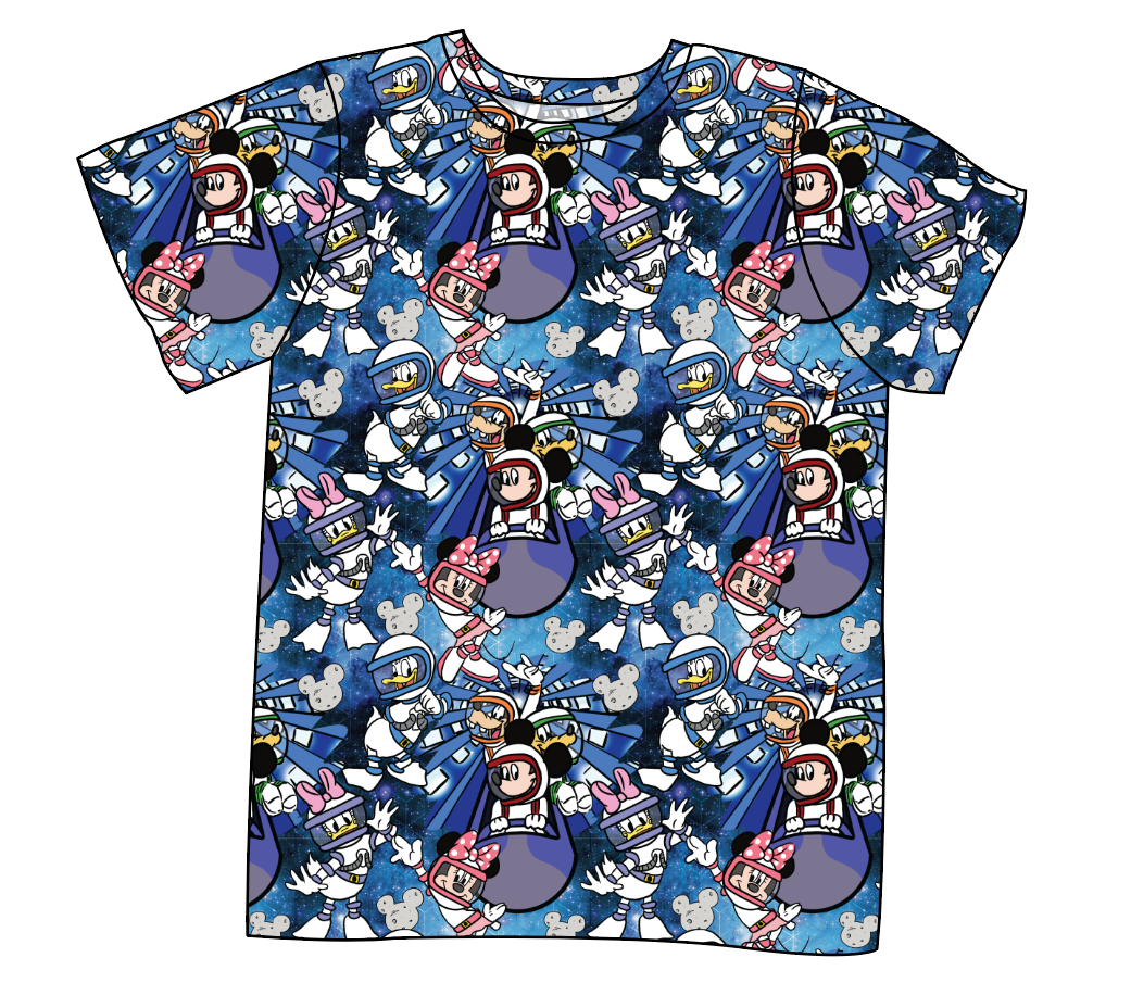 Space Mickey Mens' Tee