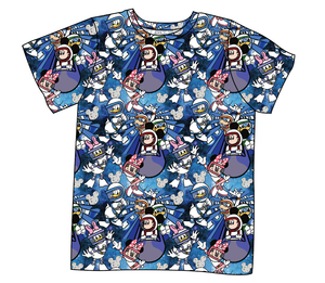 Space Mickey Swim Mens' Rash Guard Top