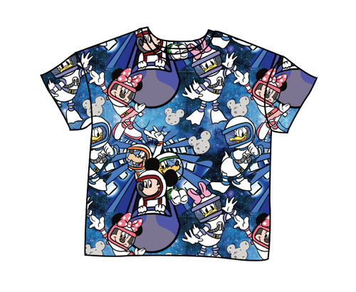 Space Mickey Oversized Tee