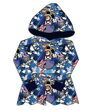 Load image into Gallery viewer, Space Mickey Peplum Hoodie (or Crewneck)