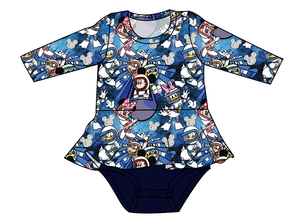 Space Mickey Peplum Top