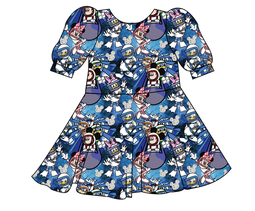 Space Mickey Prairie Dress