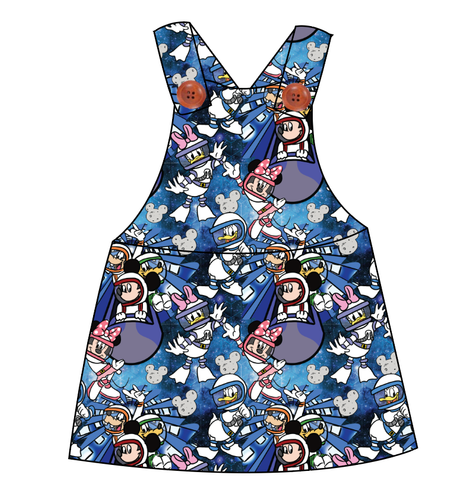 Space Mickey Skirt-Alls