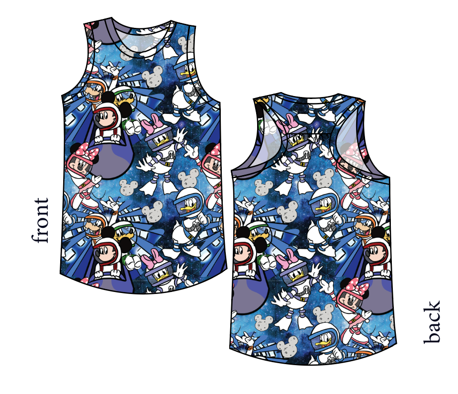 Space Mickey Summer Tank