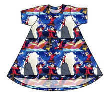 Load image into Gallery viewer, Sorcerers Apprentice Basic T-Shirt Dress