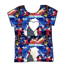 Load image into Gallery viewer, Sorcerers Apprentice Cambria Heart Back Tee