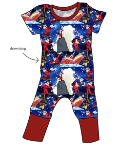 Sorcerers Apprentice Grow With Me Pants And Shorts Romper