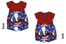 Load image into Gallery viewer, Sorcerers Apprentice Low Back Romper and Bubble Romper