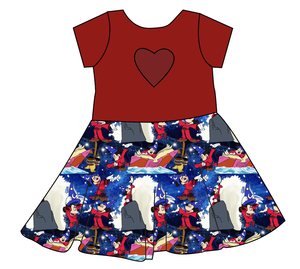 Sorcerers Apprentice Molly Heart Back Twirly Dress