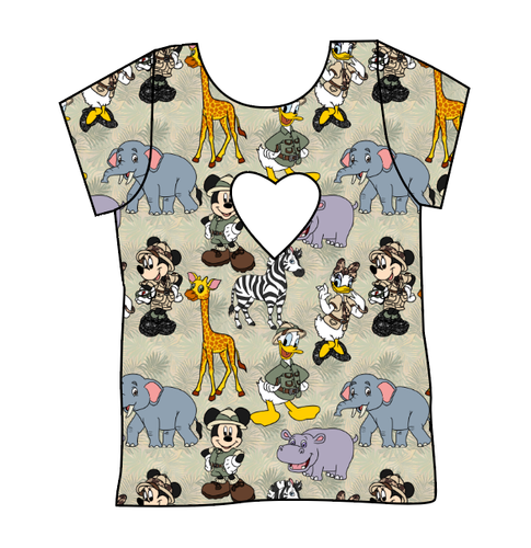 Safari Friends Cambria Heart Back Tee