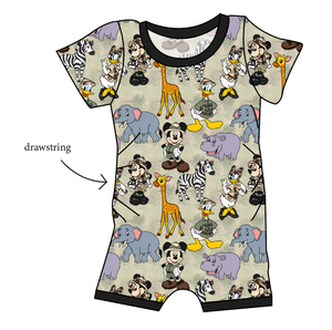 Safari Friends Grow With Me Pants And Shorts Romper