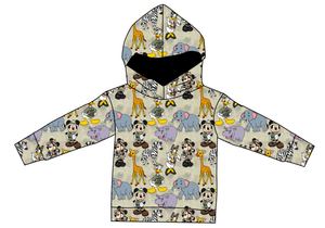 Safari Friends Ladies Oversized Hoodie