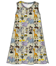 Load image into Gallery viewer, Safari Friends Ladies&#39; Swing Dress