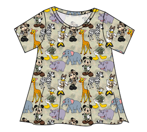 Safari Friends Ladies' Swing Tee