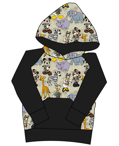 Safari Friends Mens' Hoodie