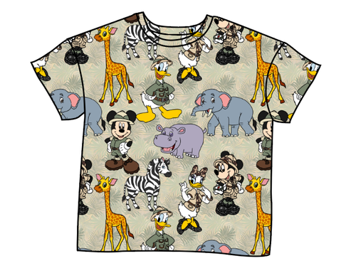 Safari Friends Oversized Tee