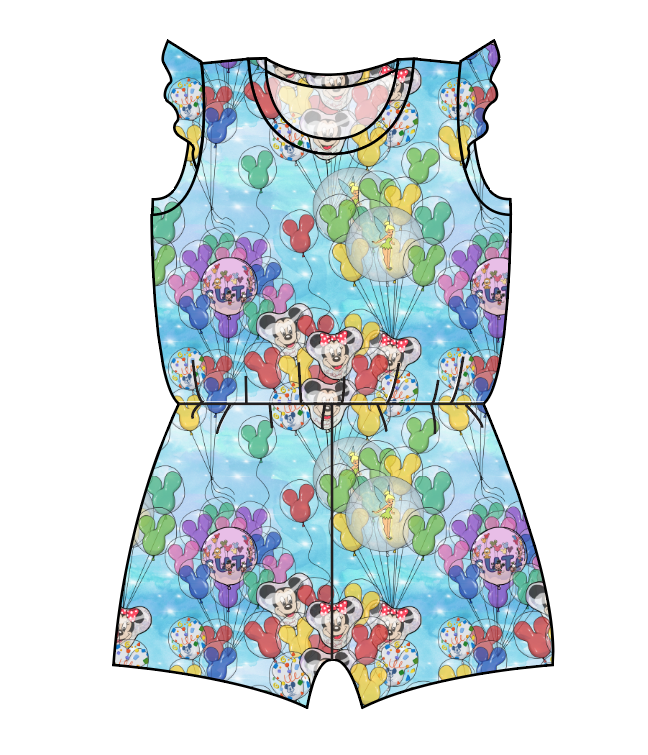 Mickey Balloons Ivy Summer Romper