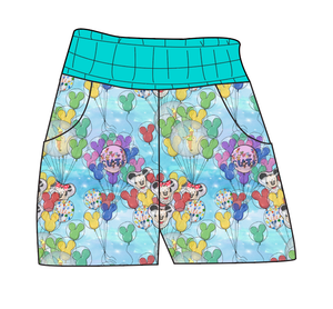 Mickey Balloons Ladies' Joggers and Jogger Shorts