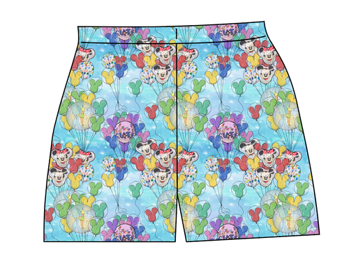 Mickey Balloons Ladies' Lounge Shorts