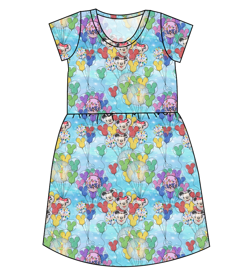 Mickey Balloons Ladies' Play Dress