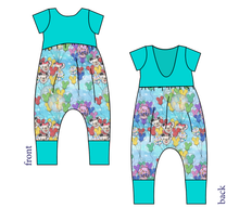 Load image into Gallery viewer, Mickey Balloons Low Back Romper and Bubble Romper