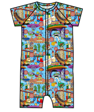 Load image into Gallery viewer, Land of Toys Swim One Piece Rashguard Suit