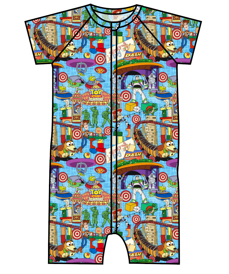 Land of Toys Swim One Piece Rashguard Suit