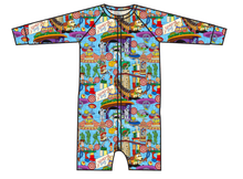 Load image into Gallery viewer, Land of Toys Swim One Piece Rashguard Suit