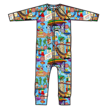 Load image into Gallery viewer, Land of Toys Swim One Piece Rashguard Suit