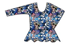 Load image into Gallery viewer, Space Mickey Swim Peplum Swim Top