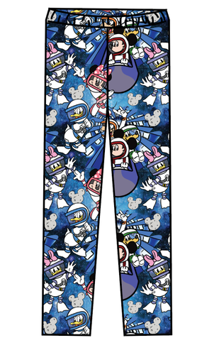 Space Mickey Swim Swim Leggings