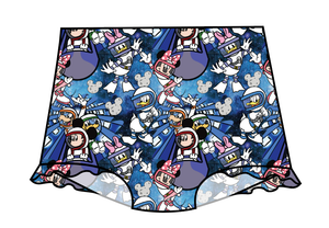 Space Mickey Swim High Waisted Swim Bottoms