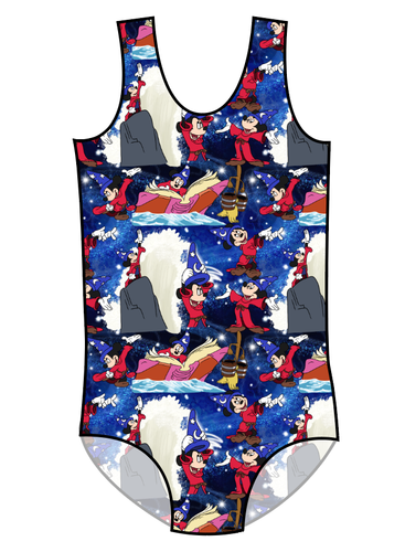 Sorcerers Apprentice Swim Basic One Piece Swim Suit