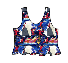 Load image into Gallery viewer, Sorcerers Apprentice Swim Peplum Swim Top