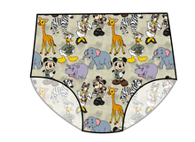 Load image into Gallery viewer, Safari Friends Swim High Waisted Swim Bottoms