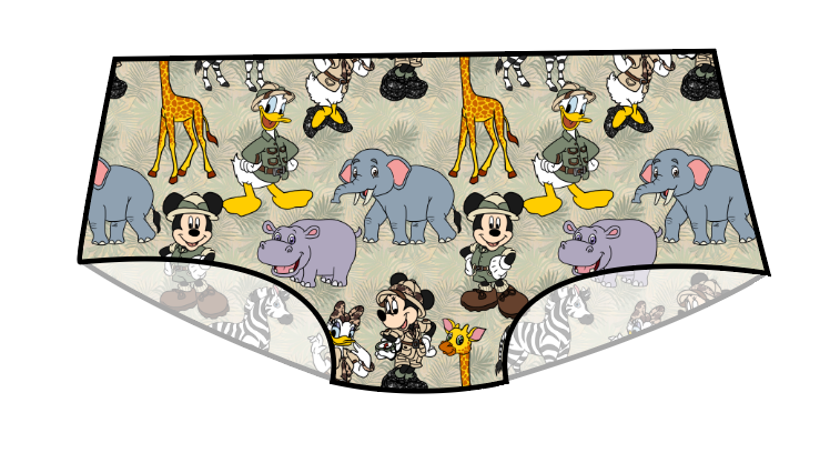 Safari Friends Swim Basic Swim Bottoms