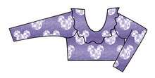 Load image into Gallery viewer, Epcot Ears Swim Ruffle Neck Swim Top