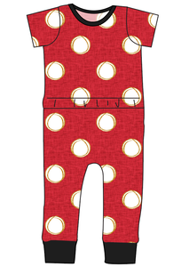 Minnie Dots Bennett Pants and Shorts Length T-Shirt Romper