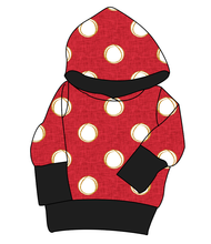 Load image into Gallery viewer, Minnie Dots Grow With Me Hoodie (or Crewneck)