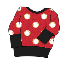 Load image into Gallery viewer, Minnie Dots Grow With Me Hoodie (or Crewneck)