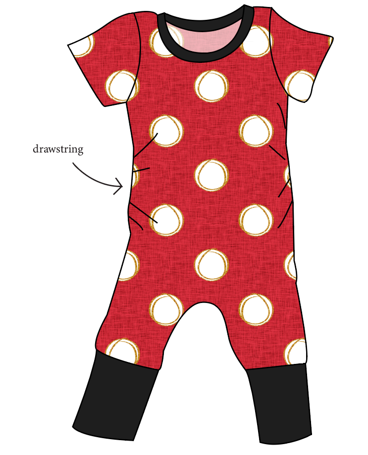 Minnie Dots Grow With Me Pants And Shorts Romper